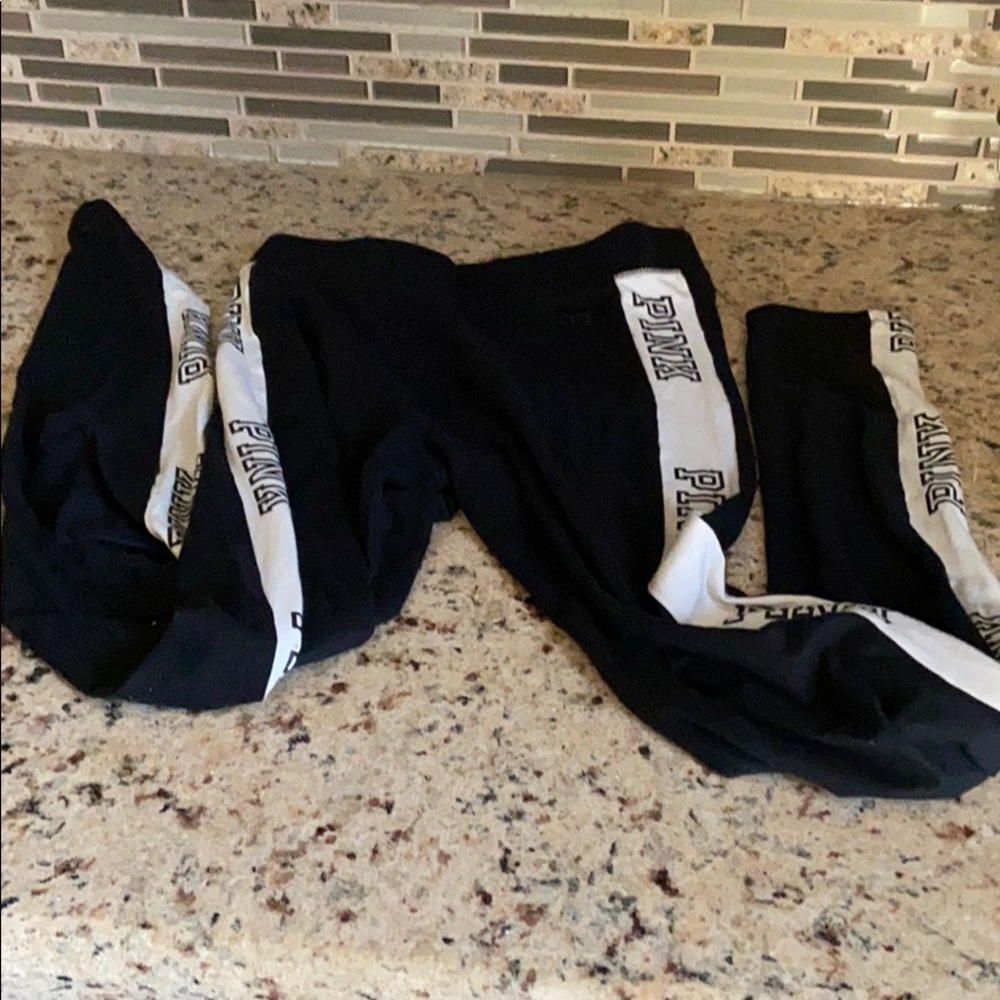 PINK: Logo Yoga Pants Leggings
